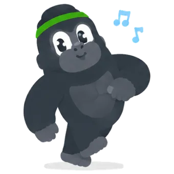 Mike the gorilla dancing